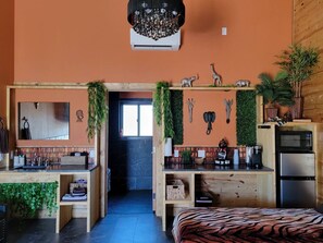 1 slaapkamer, een bureau, gratis wifi, beddengoed