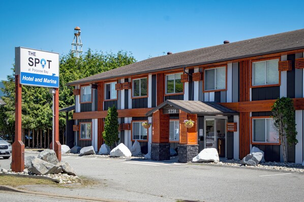 Voorkant van accommodatie