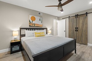 2 habitaciones, tabla de planchar con plancha y wifi gratis 