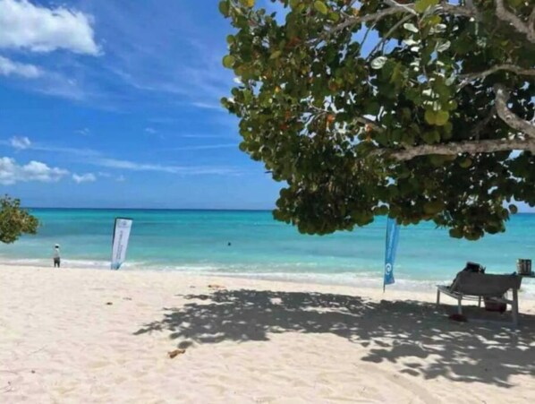 Vlak bij het strand