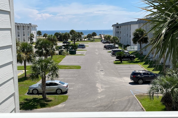 View from private balcony