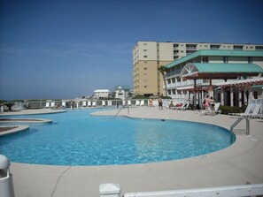 Indoor pool, outdoor pool