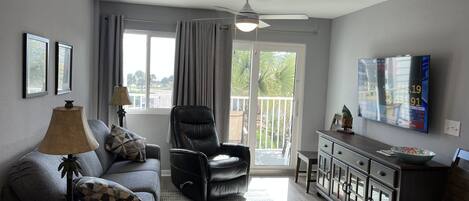 Smart TV, DVD player, books