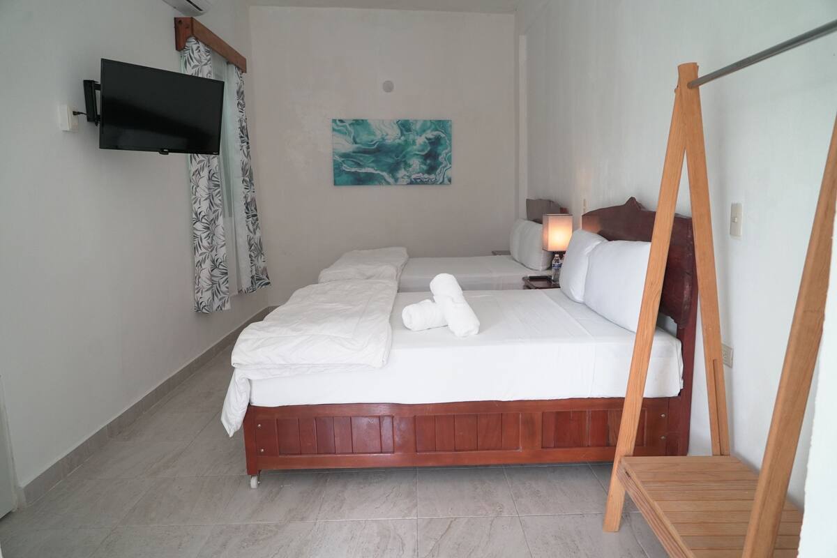 Wifi gratis y ropa de cama 