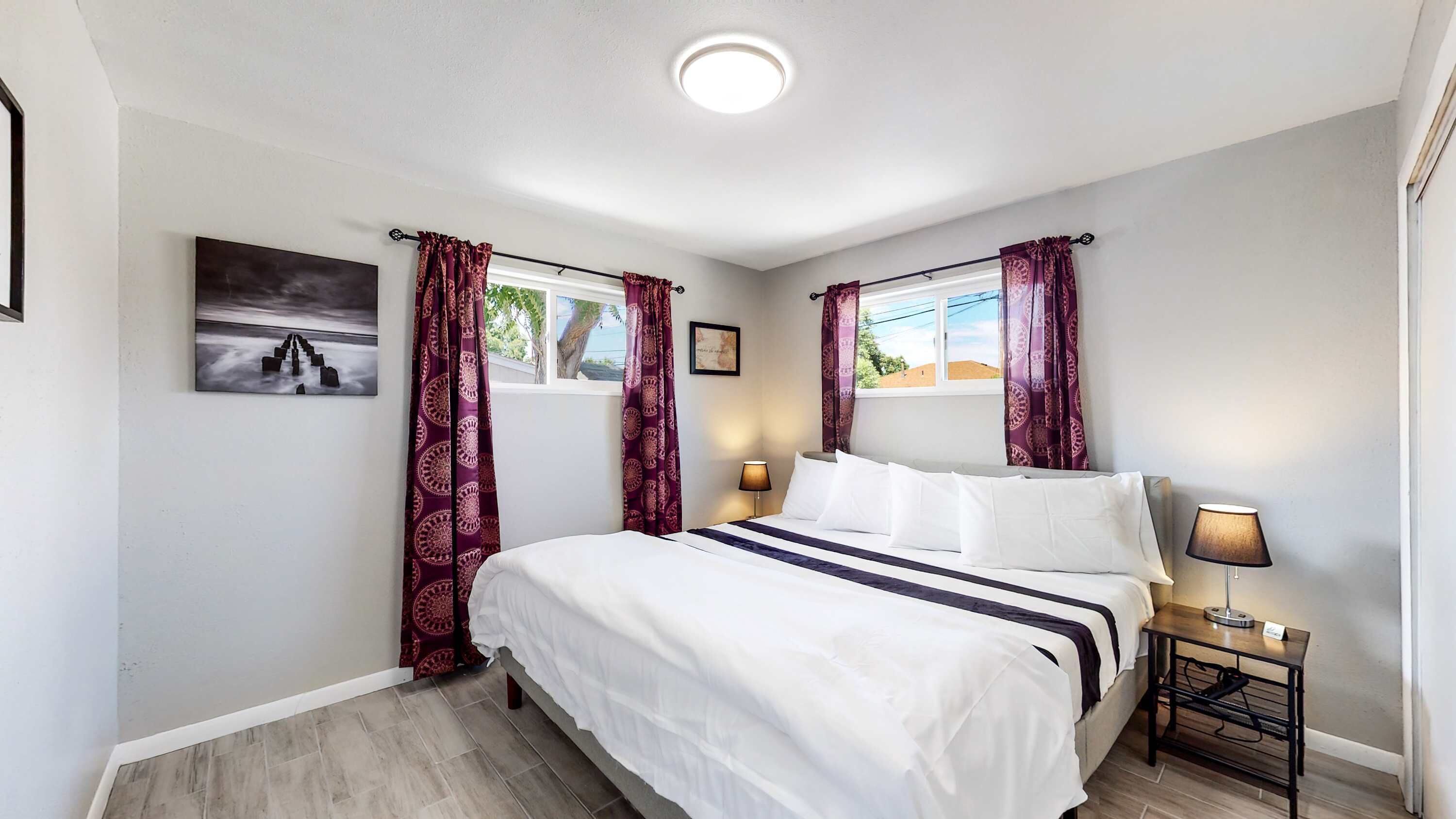 2 bedrooms, iron/ironing board, travel cot, WiFi