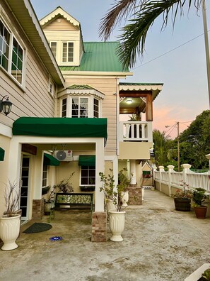 Façade de l’hébergement