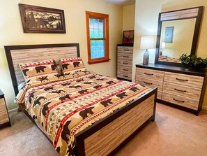 3 habitaciones, tabla de planchar con plancha y cuna de viaje 