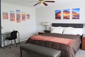 3 bedrooms, desk, iron/ironing board, free WiFi