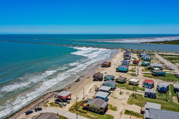 Enjoy stunning ocean views and access to the beach from this picturesque coastal area.