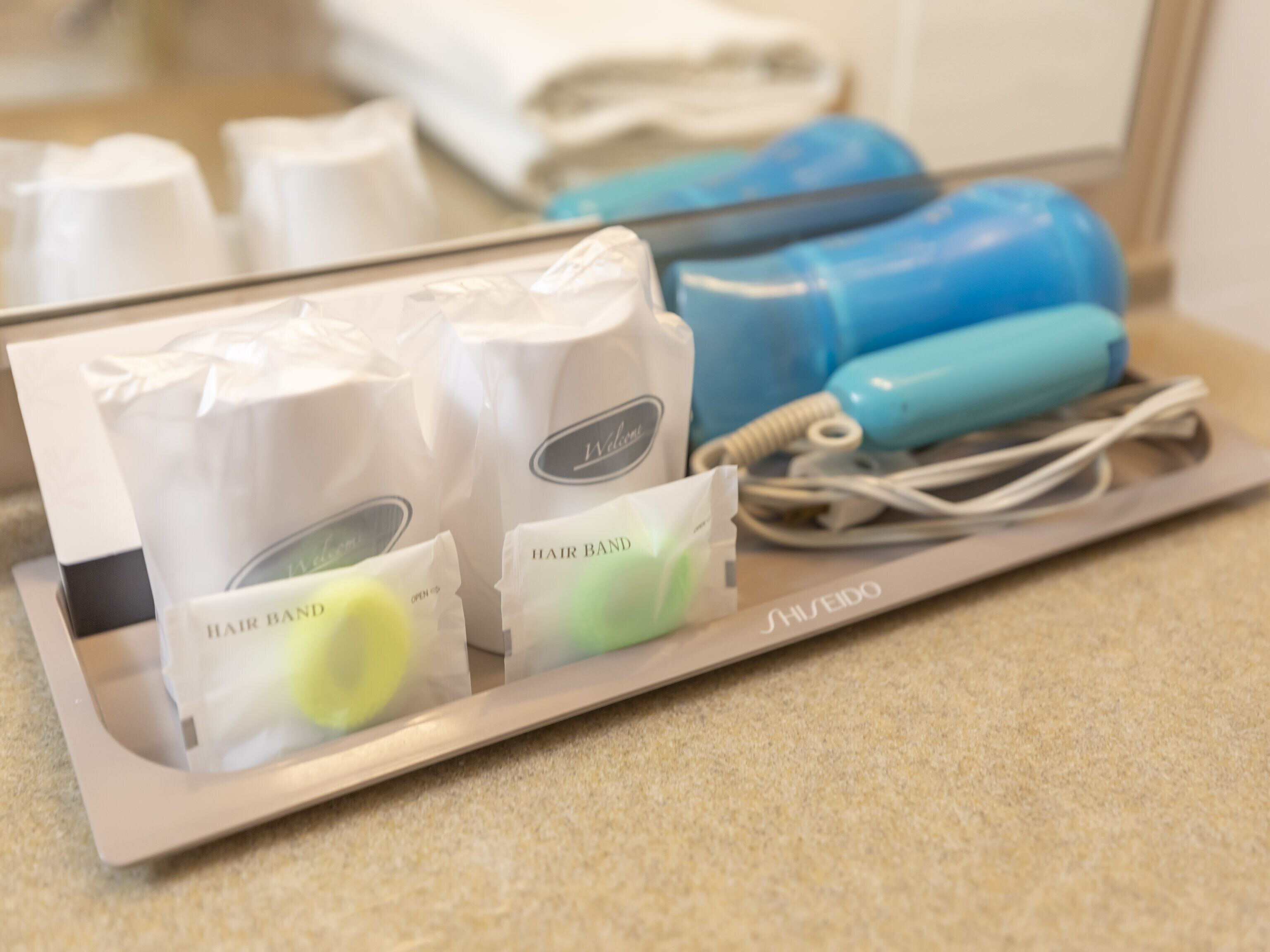 executive twin room, 2 double beds, smoking | bathroom | hair dryer, electronic bidet, towels, shampoo