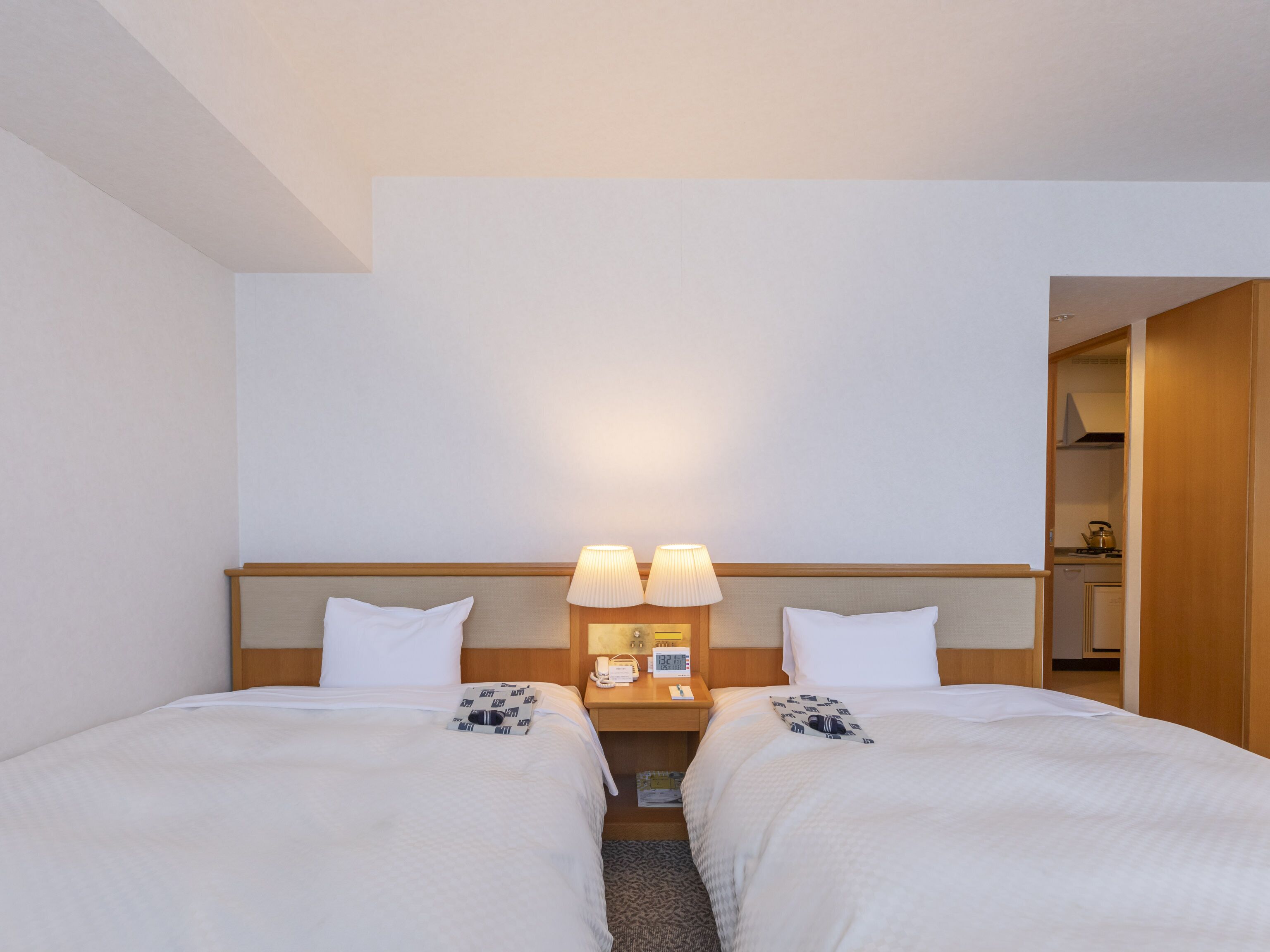 executive twin room, 2 double beds, smoking | iron/ironing board, free wifi