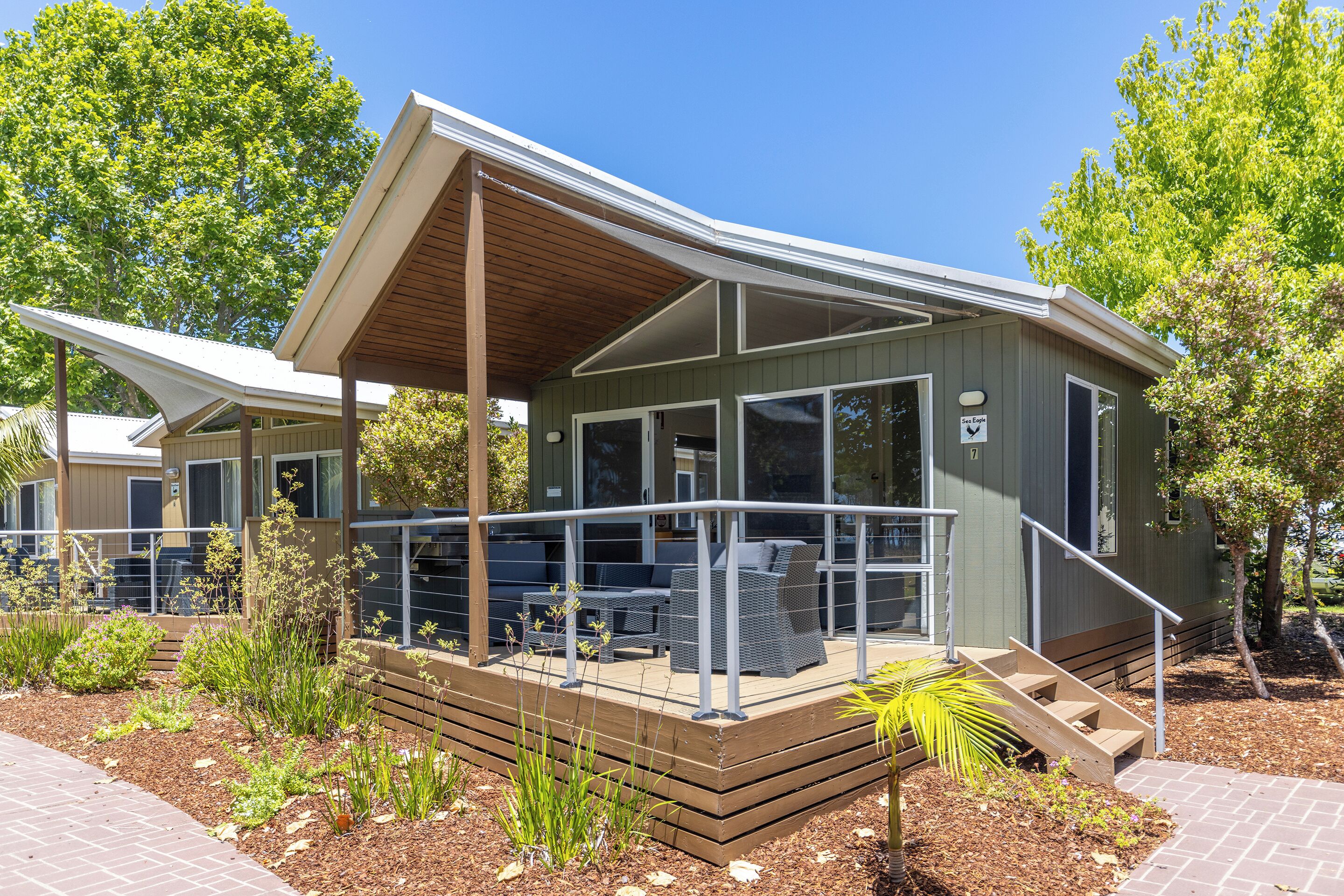 2 Bedroom Superior Cabin | Terrace/patio