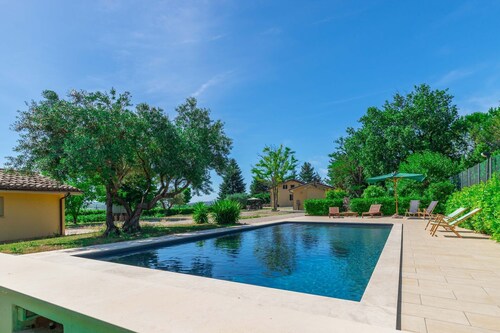 Wonderful private villa for 7 people with private pool, WIFI, TV, patio and panoramic view