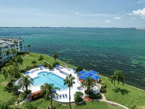 Una piscina riscaldata