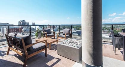 La loge FEQ (piscine sur le toit et gym)