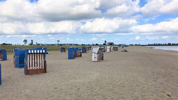 Vlak bij het strand