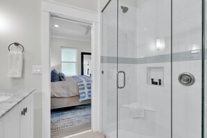 Shower, towels
