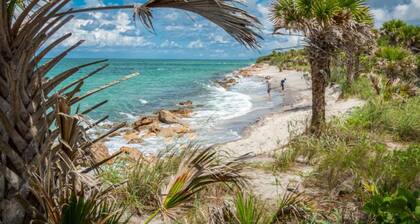 HAPPY FUN BLUE HOUSE kids, pets friendly, 3 miles away from the beach🏖️.