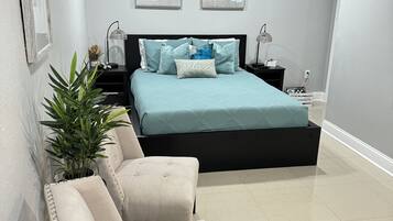 1 bedroom, in-room safe, iron/ironing board, free WiFi