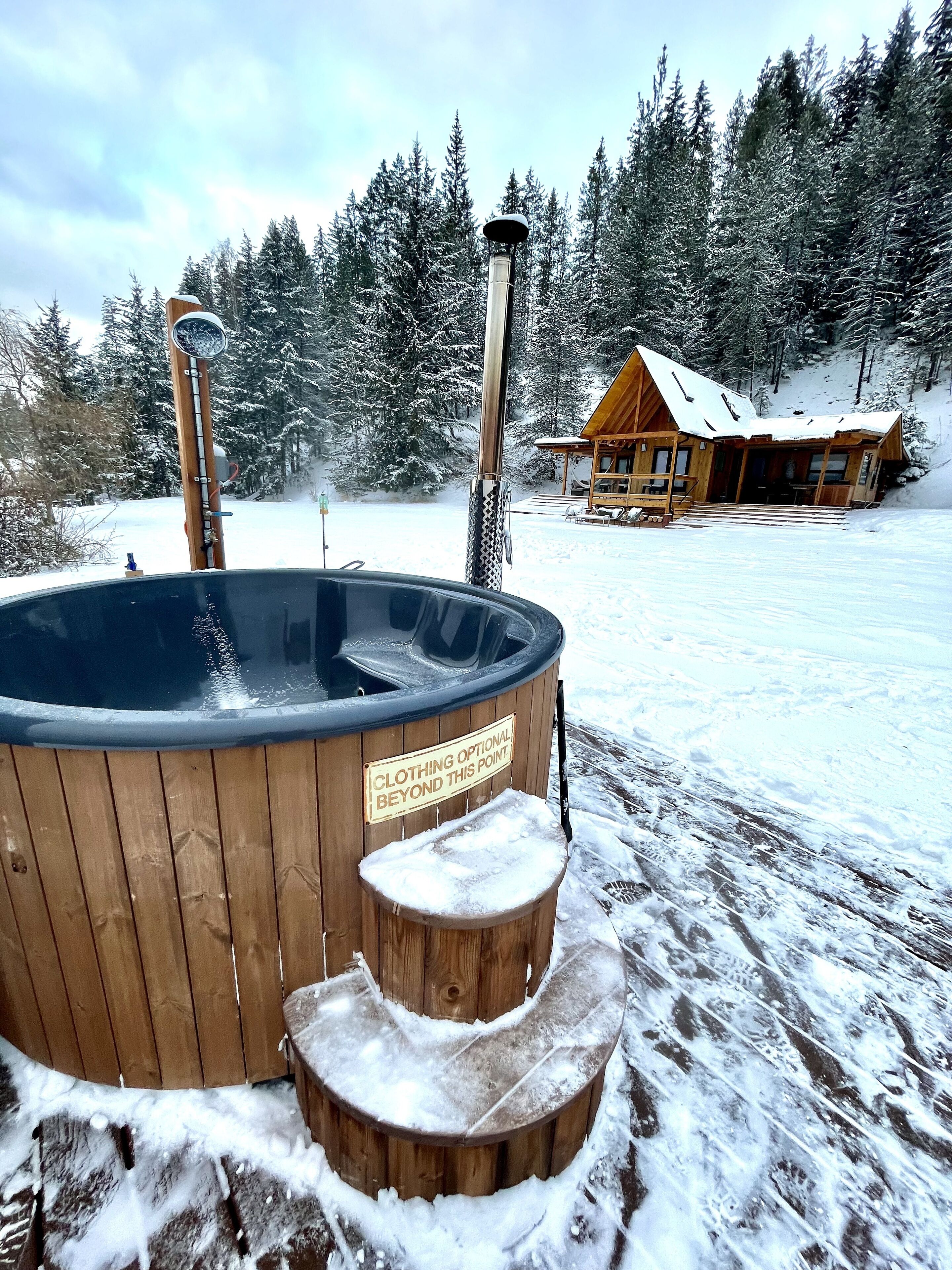 Bain à remous extérieur