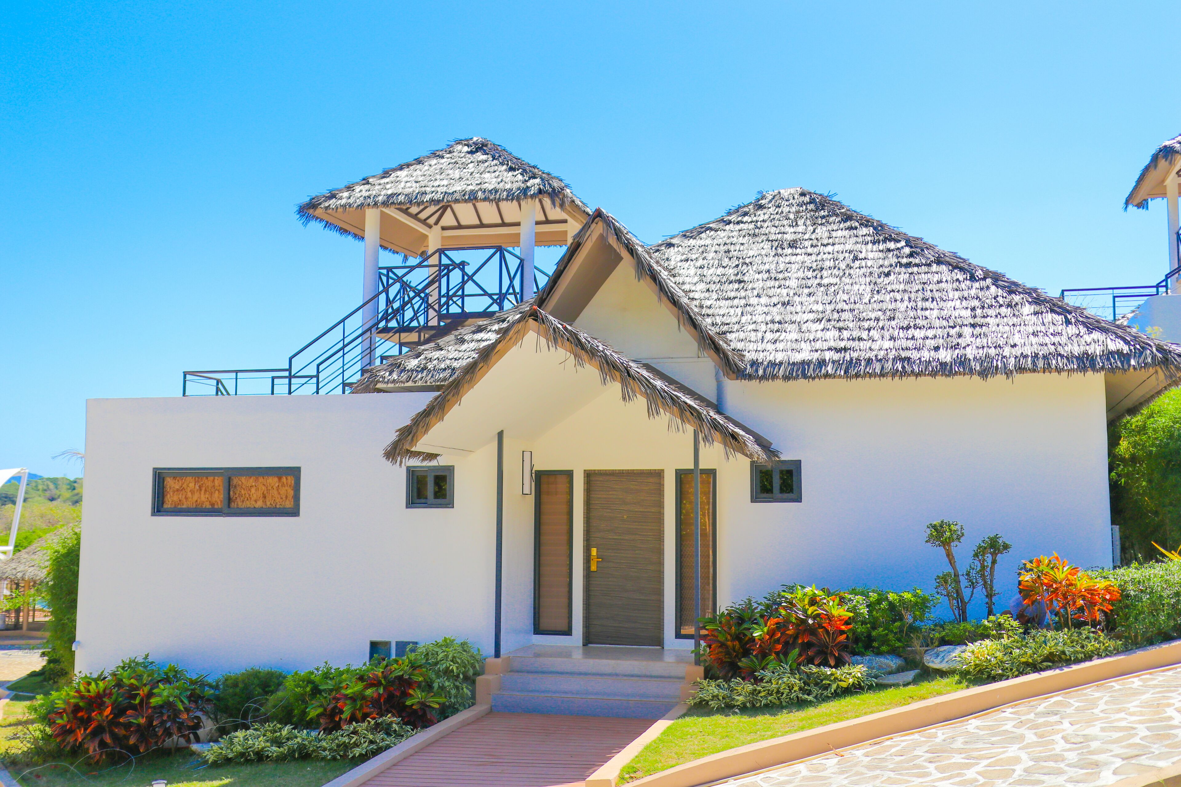 ด้านหน้าที่พัก