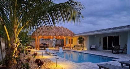 Home by the Beach with Heated Pool
