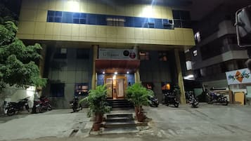 Front of property – evening/night