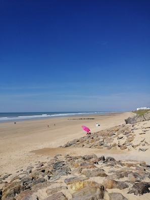 On the beach