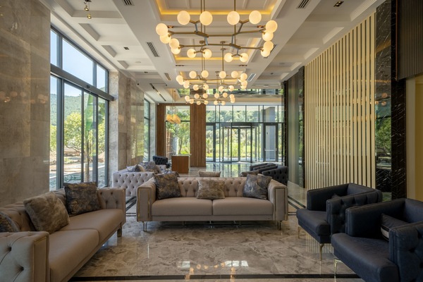 Lobby sitting area