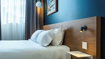 Premium bedding, memory-foam beds, individually decorated