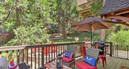 Steps to Lake: Cabin w/ Deck in Lake Arrowhead