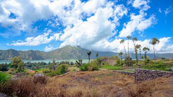 Vue depuis lâhĂ©bergement