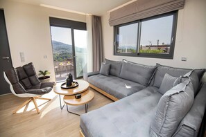 Televisie en een open haard