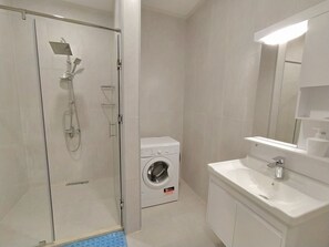 Bathroom - One bedroom apartment near Nizami street (Baku)