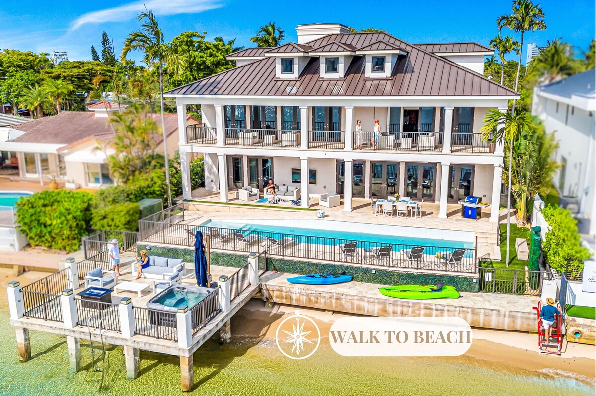 Million Dollar Views / Private beach / Heated pool / Walk to Beach / Harbourview Key | VlLLAS