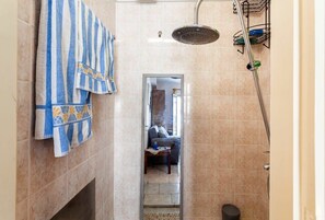 Shower, hair dryer