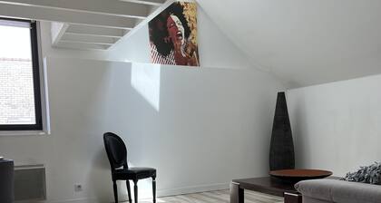 Atypical duplex apartment with all comforts 100 m from the ramparts in a quiet location