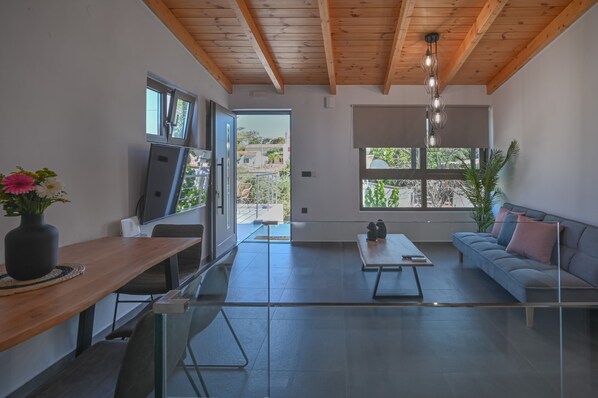 Living area - Villa Garifalia with Sauna & Hydromassage (Apokoronas)