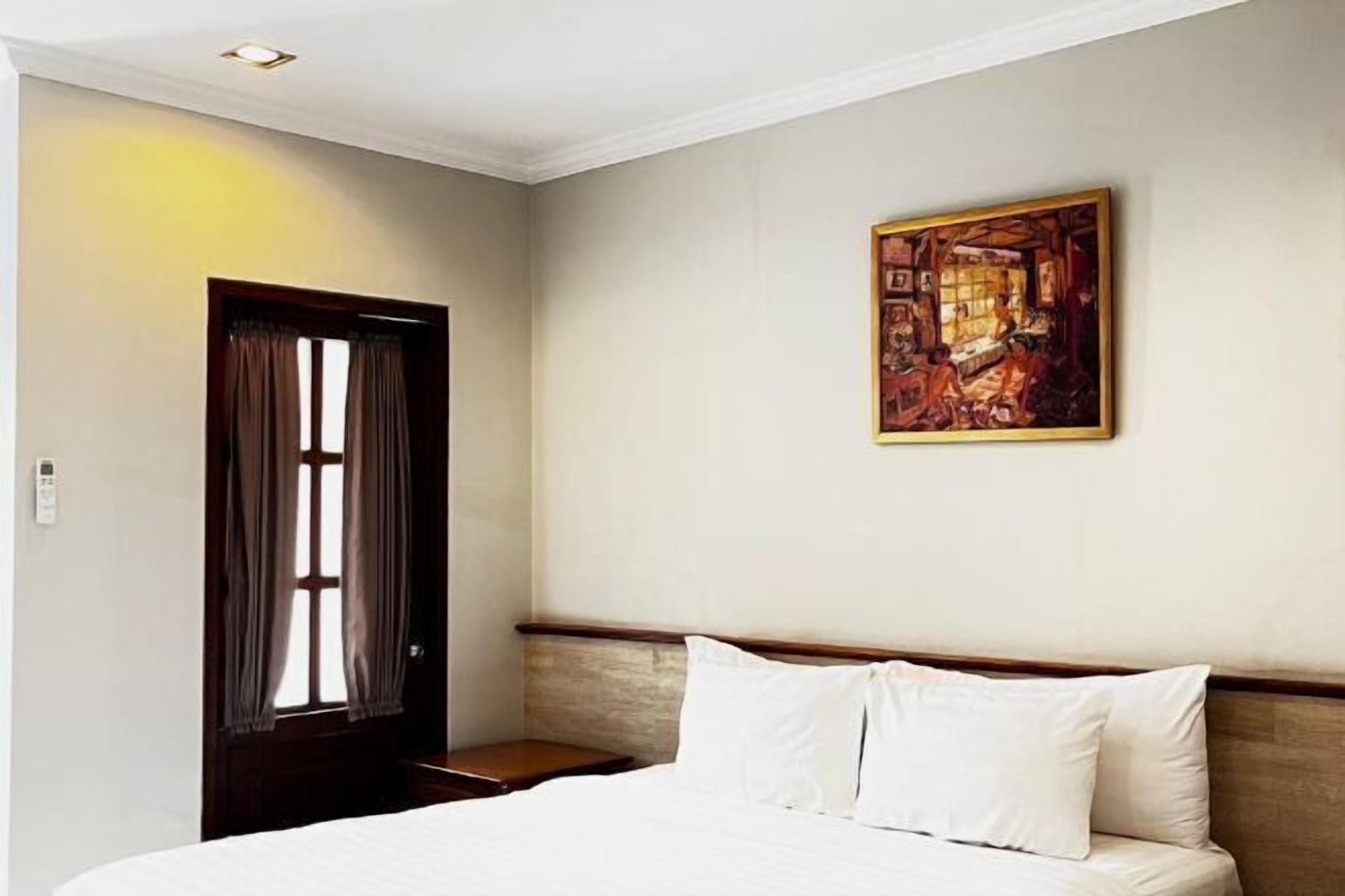 Premium bedding, memory-foam beds, blackout curtains, iron/ironing board