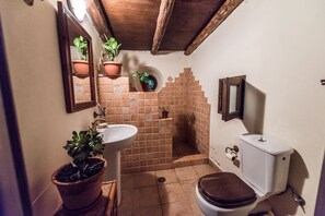 Villa | Bathroom | Slippers - Myli Unique-Exotic Villa (Rethymno)