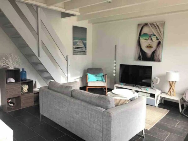 TV, books - House in the Dunes (Le Touquet Paris Plage)