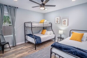 House (4 Bedrooms) | 4 bedrooms, laptop workspace, iron/ironing board, bed sheets