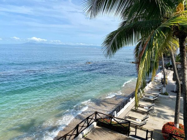 2 Bedroom Suite Oceanfront | Balcony view - Costa Sur Resort by VRHost (Puerto Vallarta)