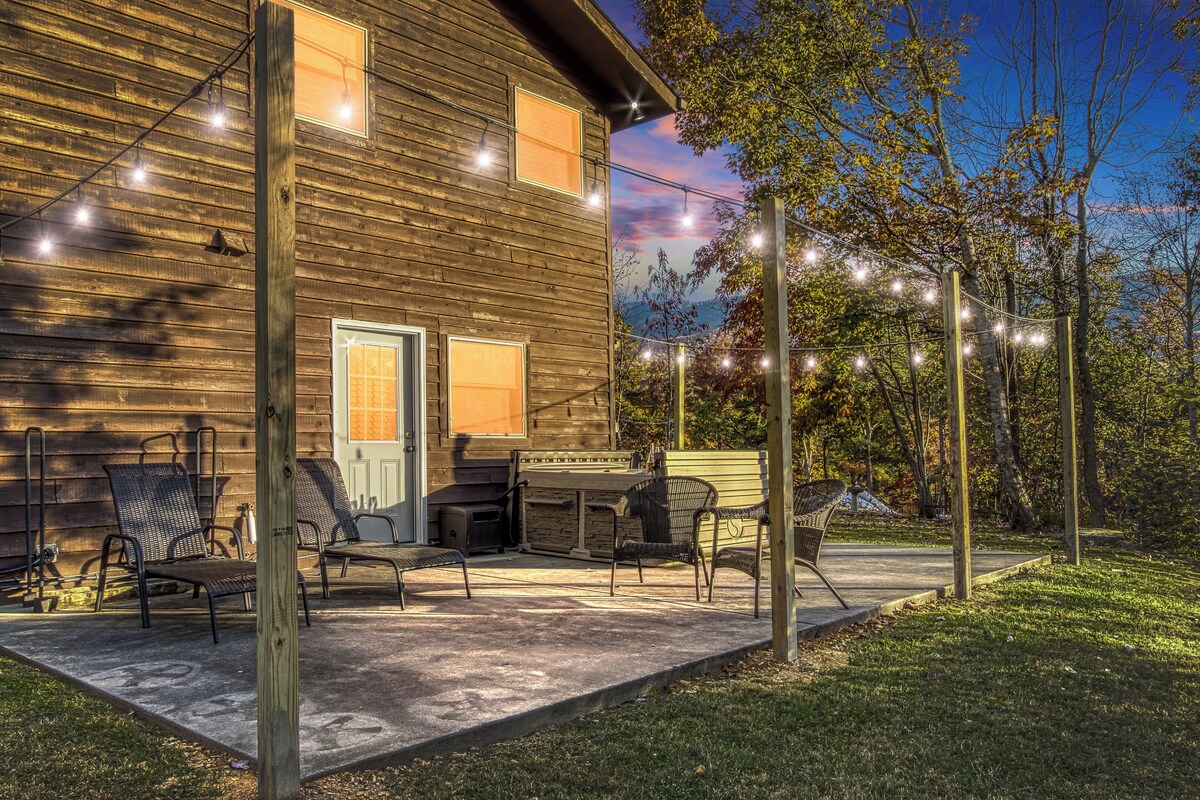 Photo 73 of Smoky SPECiAL Perfect Fun Family cabin Game room Hot tub & view!