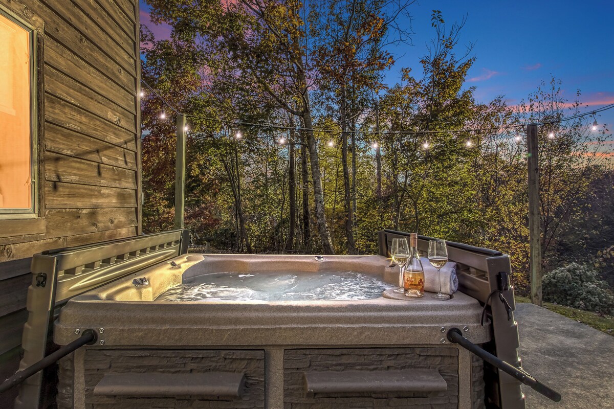 Photo 74 of Smoky SPECiAL Perfect Fun Family cabin Game room Hot tub & view!