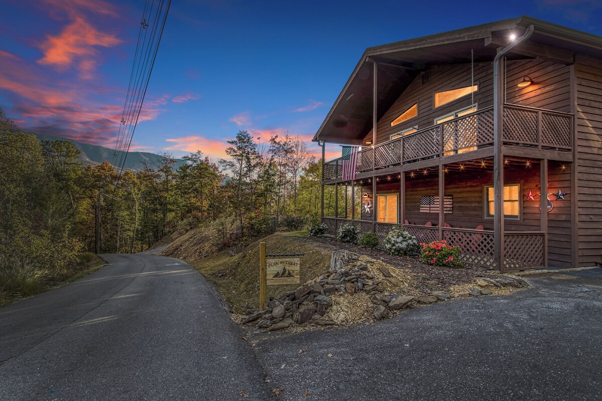 Photo 70 of Smoky SPECiAL Perfect Fun Family cabin Game room Hot tub & view!