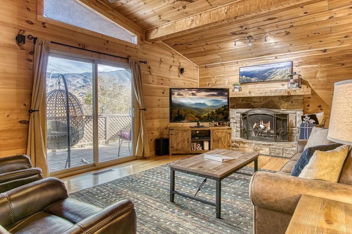 Photo 47 of Smoky SPECiAL Perfect Fun Family cabin Game room Hot tub & view!