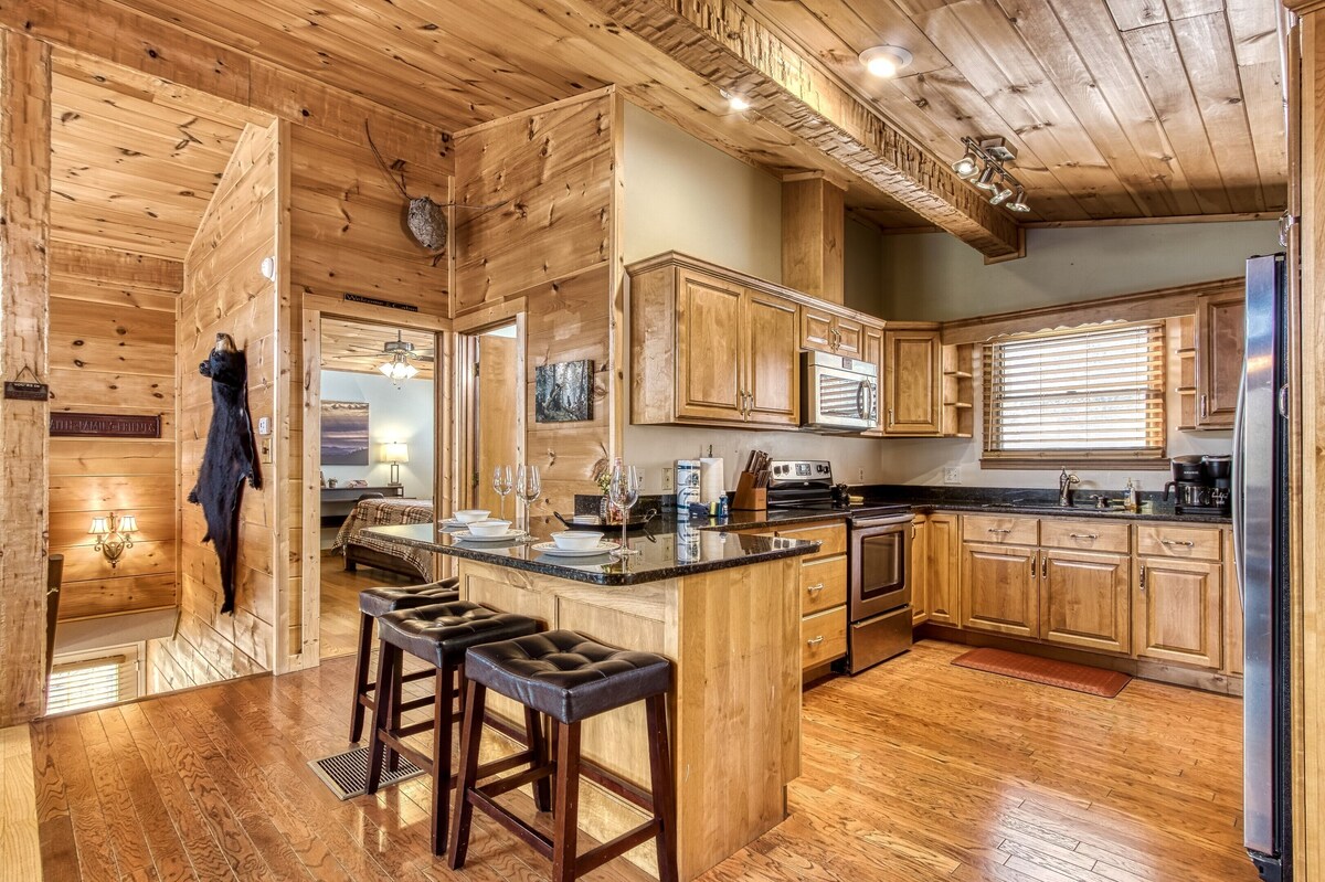Photo 46 of Smoky SPECiAL Perfect Fun Family cabin Game room Hot tub & view!