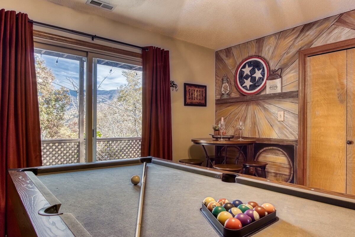 Photo 41 of Smoky SPECiAL Perfect Fun Family cabin Game room Hot tub & view!