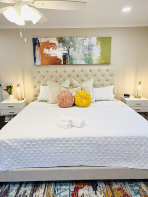 2 bedrooms, desk, iron/ironing board, free WiFi
